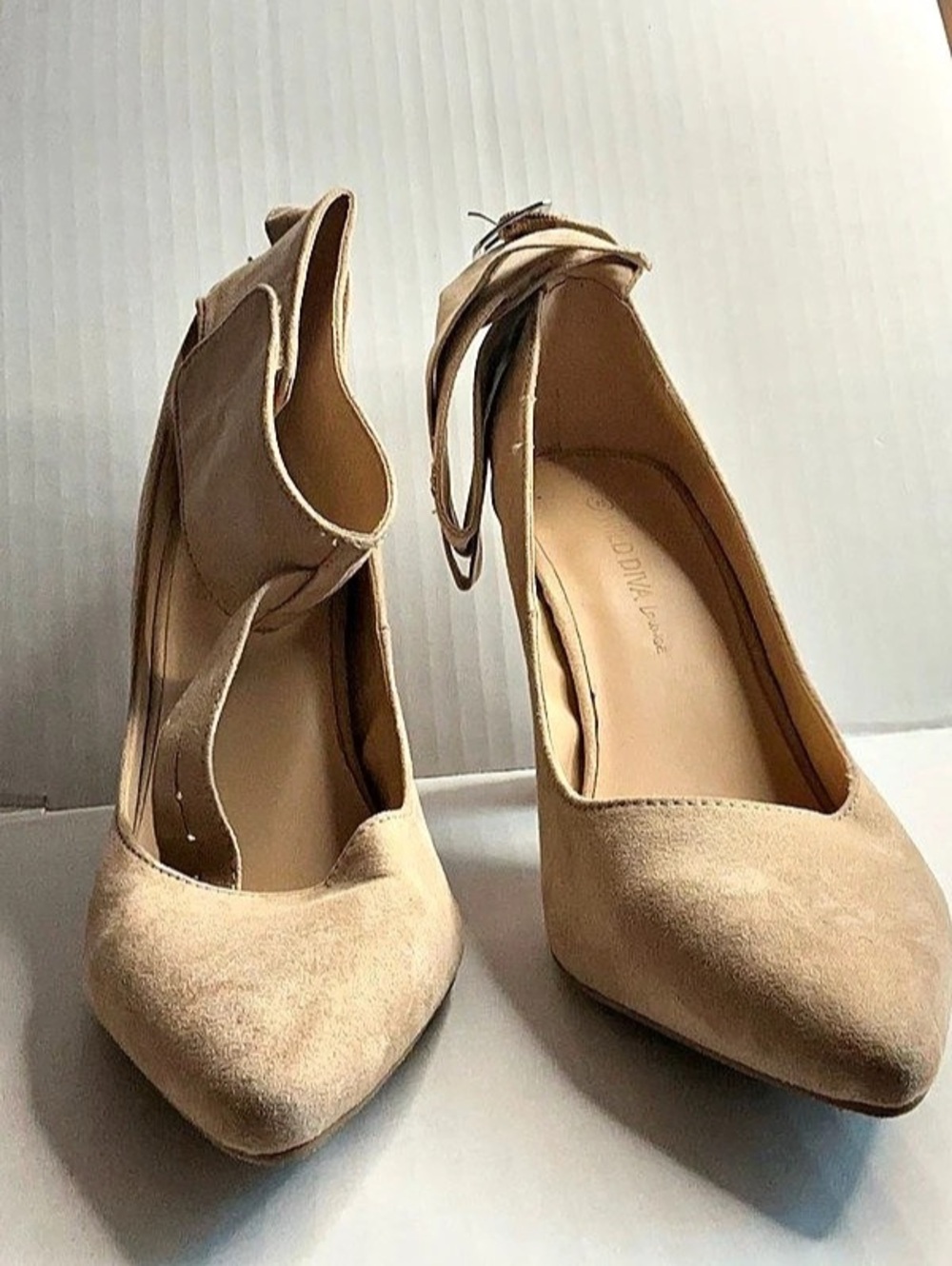 Sergio Diva Pointed-Toe Buckle Heels in Brown